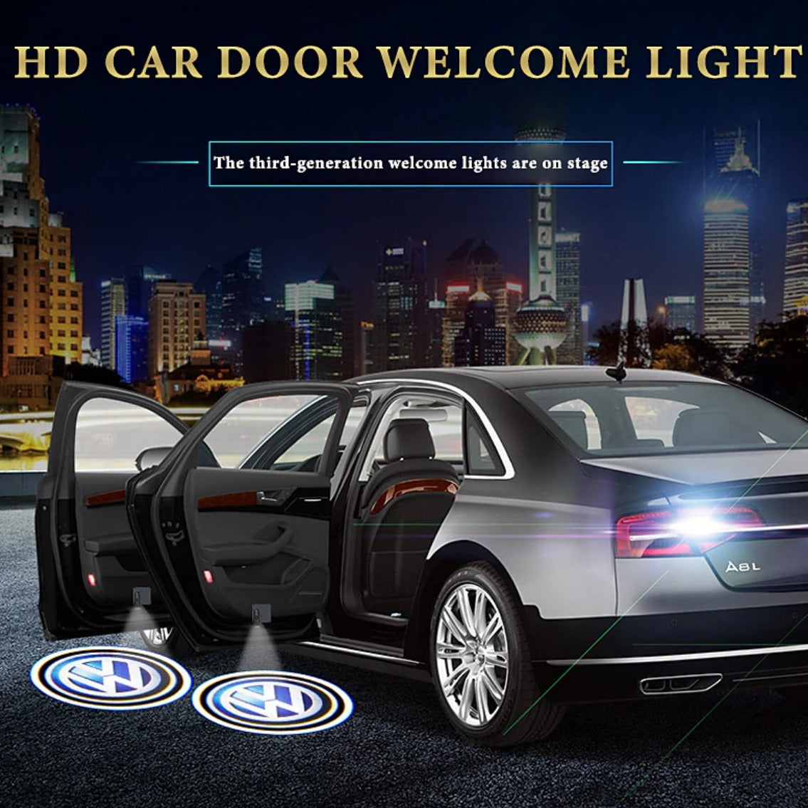 CARWELL™ Wireless LED Car Door Logo Projector (NEW 2023 EDITION)