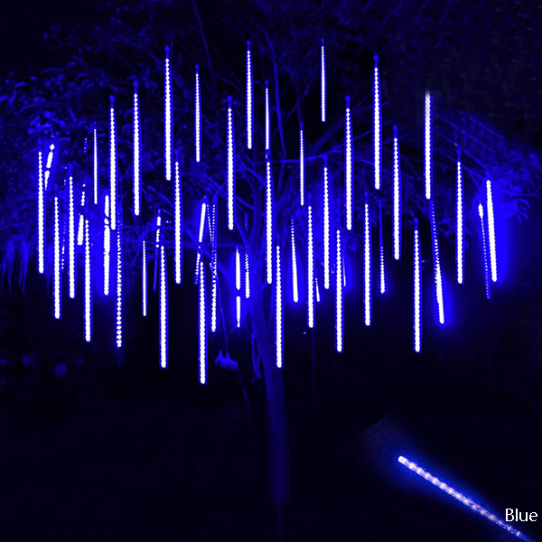 LED String Decorative Snowfall LED Lights BLUE (48 LIGHT WICKS) / AU/NZ Plug - DiyosWorld