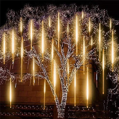 LED String Decorative Snowfall LED Lights WARM WHITE (48 LIGHT WICKS) / EU Plug - DiyosWorld