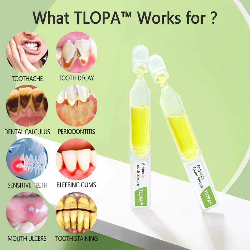 FAB TLOPA™ (Tartar Plaque Bacteria And Various Oral Problems Remover Teeth Whitening Serum)