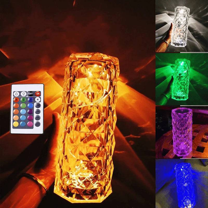 CRYSTALSHINE™ Touch Activated Crystal Lamp
