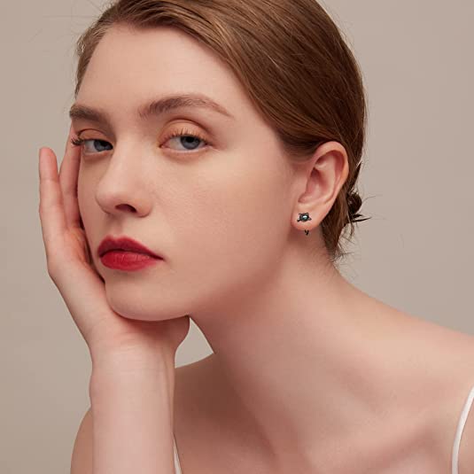 BRILL™ Sterling Silver Cat Earrings