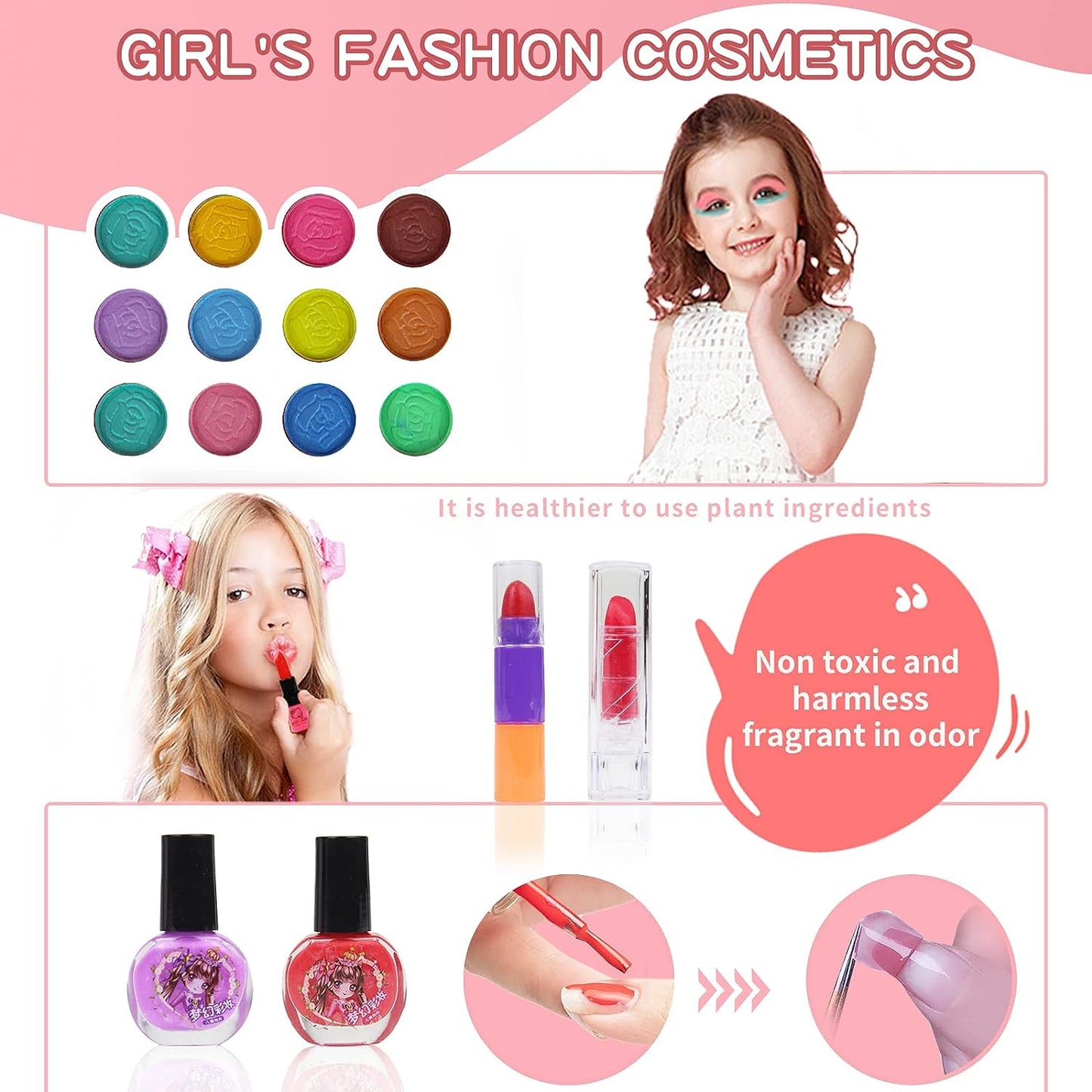FAB-KIT™ Kids Washable Makeup Beauty Kit