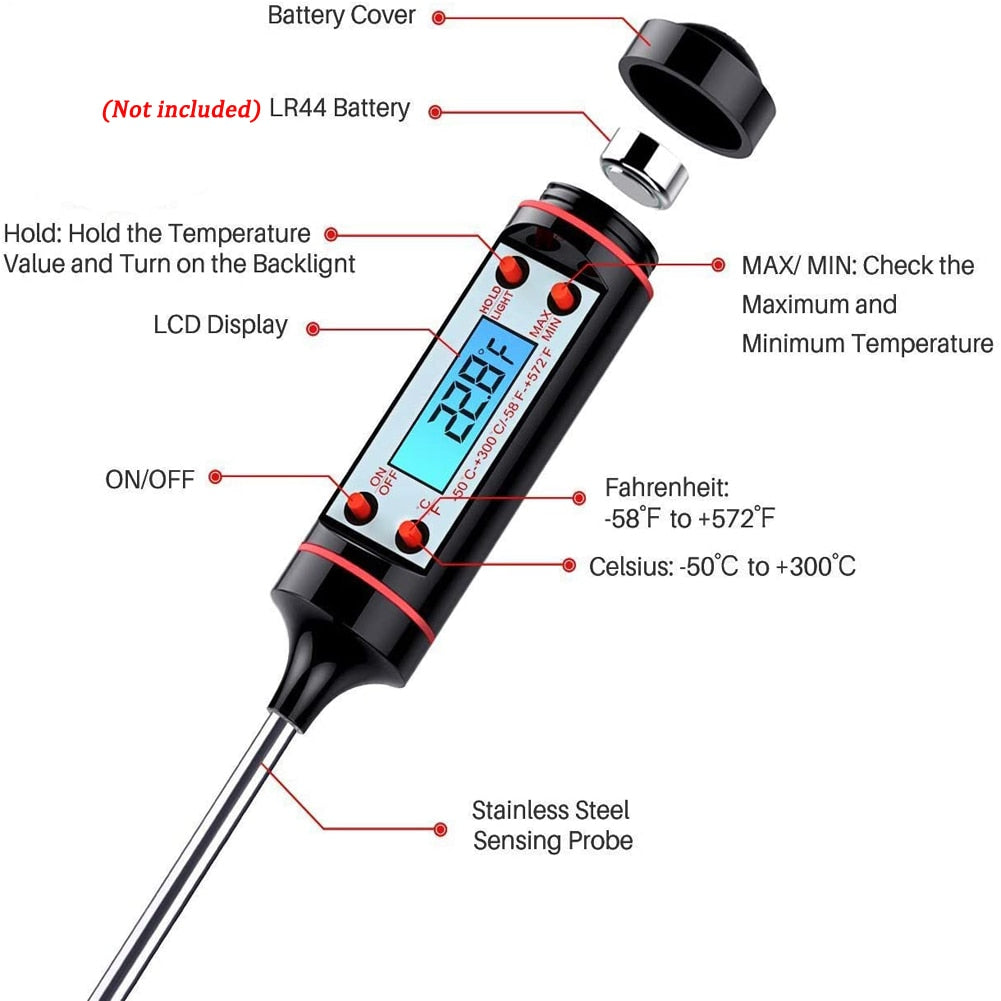 Digital BBQ Food Thermometer