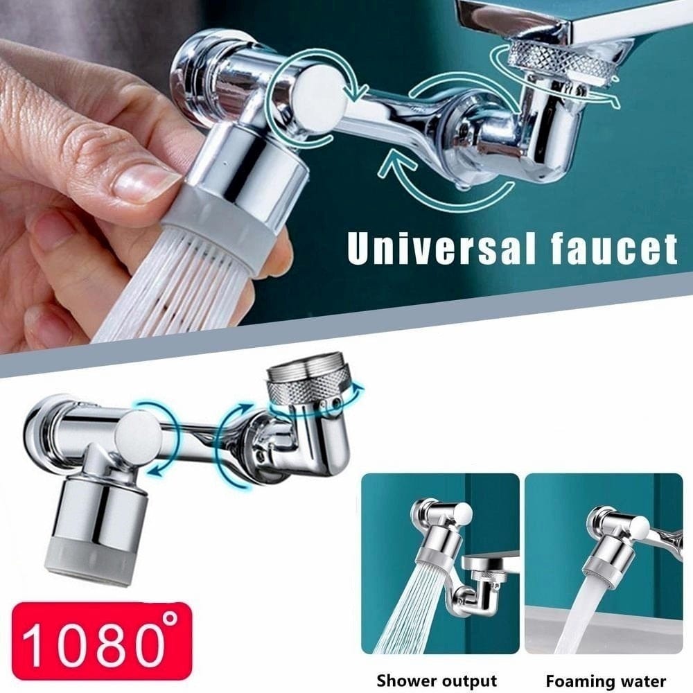 FAB™ Universal Robotic Arm 1080° Swivel Faucet Extension Aerator