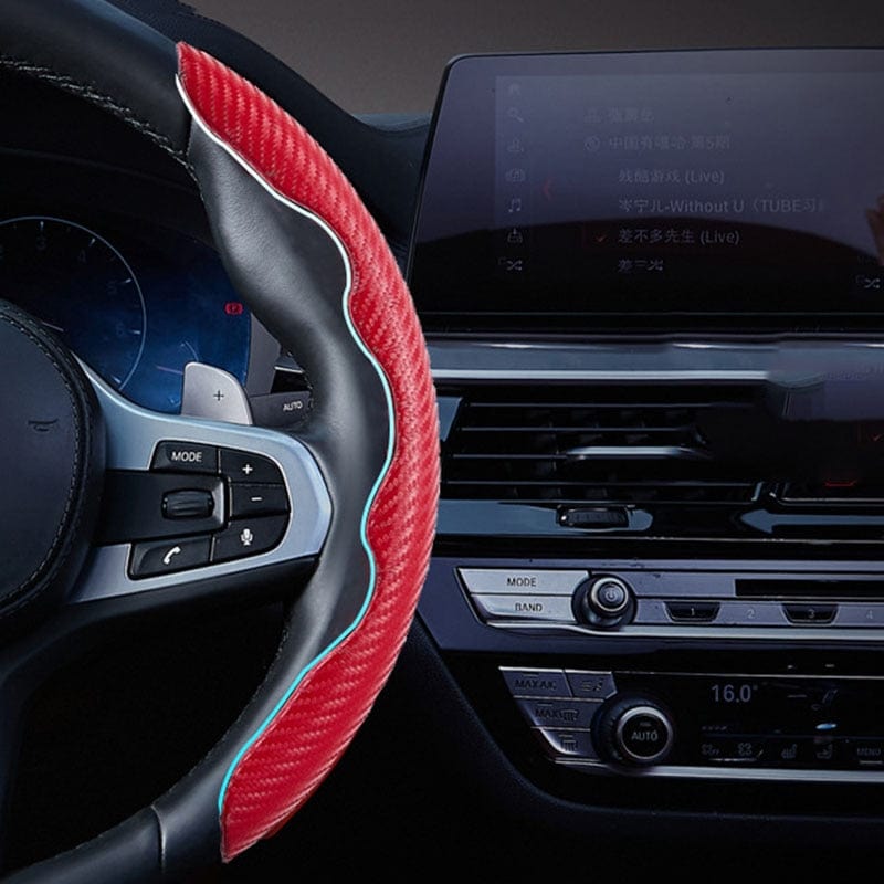 CARBON COVER FOR THE STEERING WHEEL