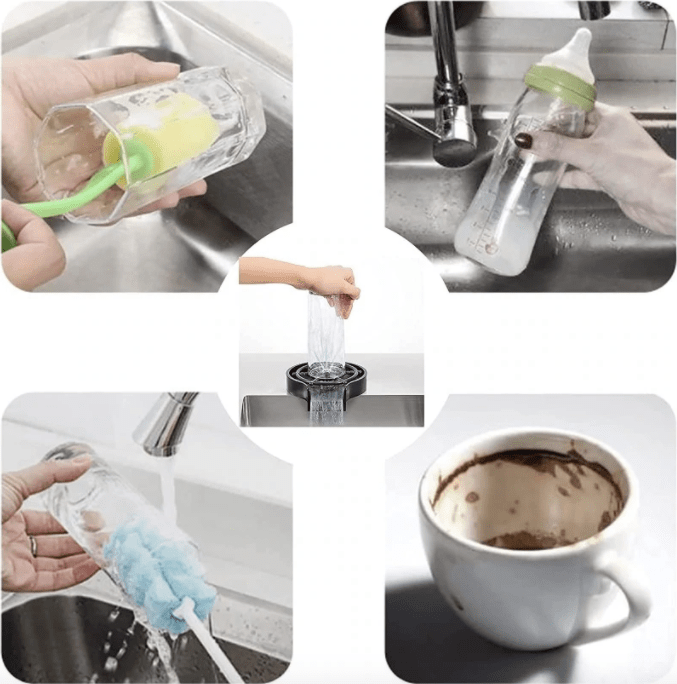 Cleaning Brushes DIYOS™ Automatic Cup Rinser - DiyosWorld