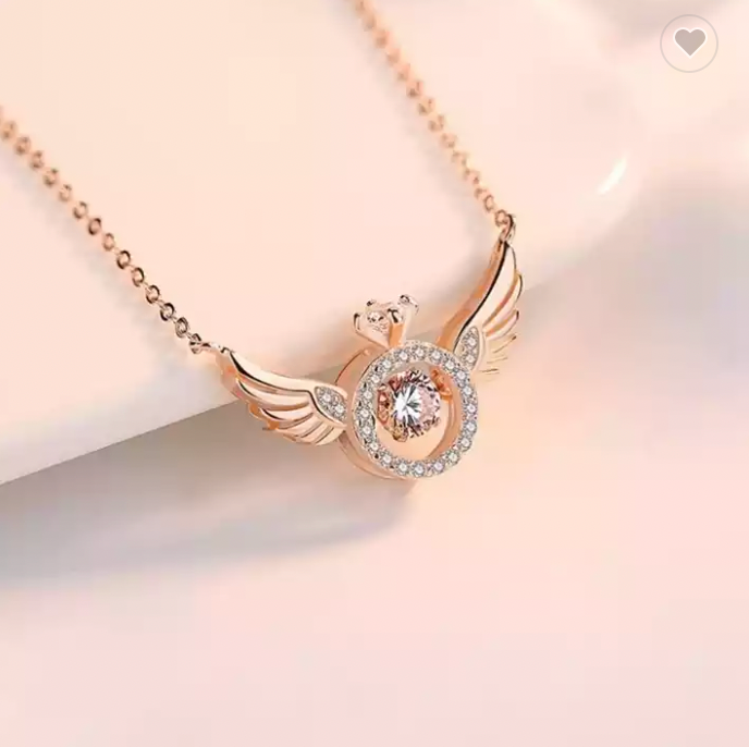 GLAMLOVE®Angel Wings Pendant Necklace