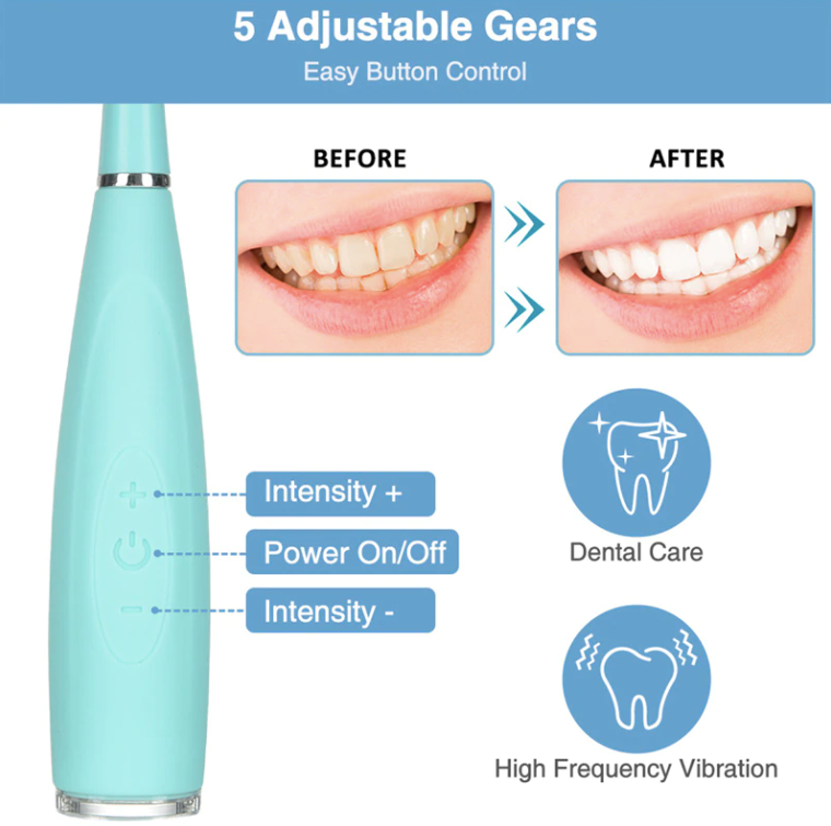 Fab Ultrasonic™  Portable Tooth Cleaner