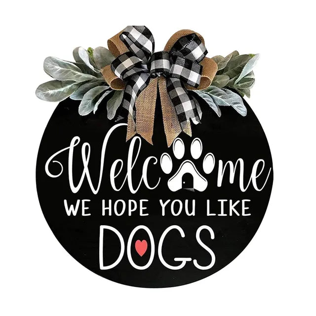 Pawsitively Rustic Welcome Wreath