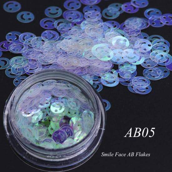 Full Beauty AB Chameleon Color Sequins Nail Art Glitter Flakes UV Gel Polish AB05 - DiyosWorld