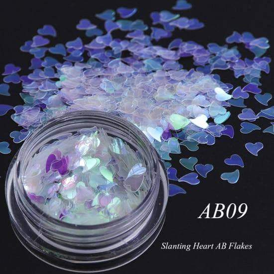 Full Beauty AB Chameleon Color Sequins Nail Art Glitter Flakes UV Gel Polish AB09 - DiyosWorld