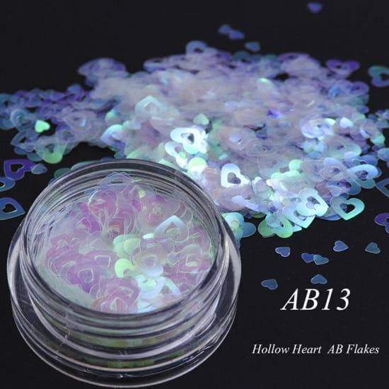 Full Beauty AB Chameleon Color Sequins Nail Art Glitter Flakes UV Gel Polish AB13 - DiyosWorld