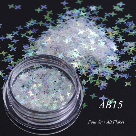 Full Beauty AB Chameleon Color Sequins Nail Art Glitter Flakes UV Gel Polish AB15 - DiyosWorld