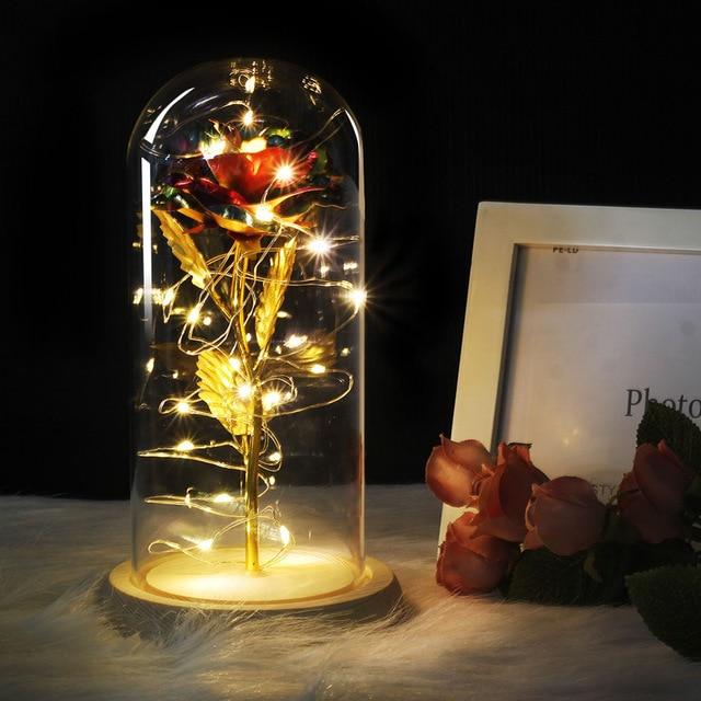 Artificial & Dried Flowers DIYOS™ Enchanted Sparkly Rose 8 - DiyosWorld
