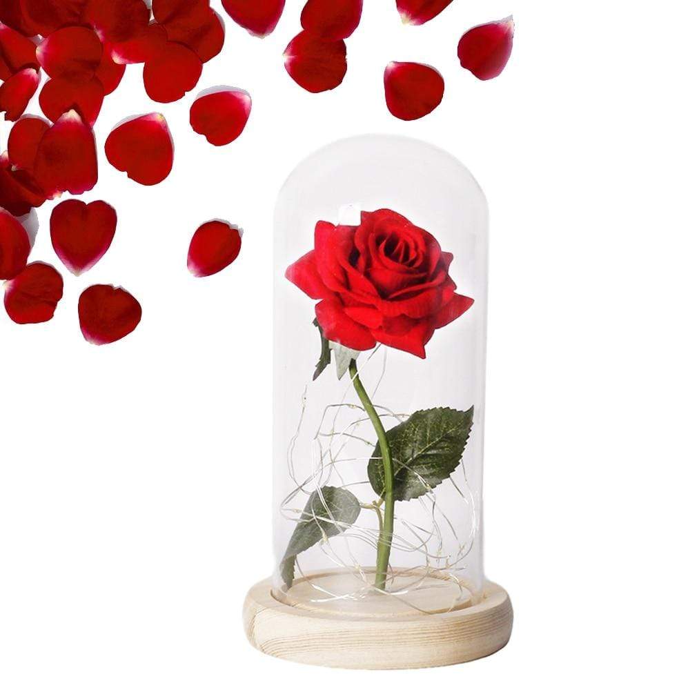 Artificial & Dried Flowers DIYOS™ Enchanted Sparkly Rose - DiyosWorld