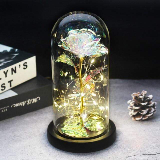 Artificial & Dried Flowers DIYOS™ Enchanted Sparkly Rose c - DiyosWorld