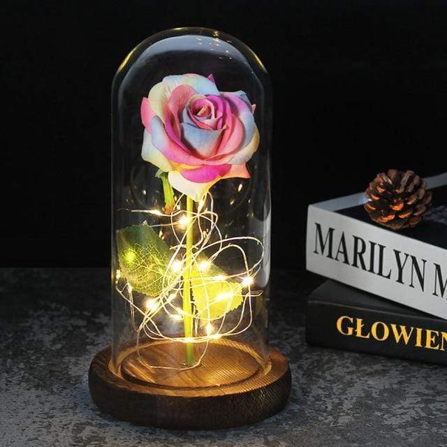 Artificial & Dried Flowers DIYOS™ Enchanted Sparkly Rose f - DiyosWorld