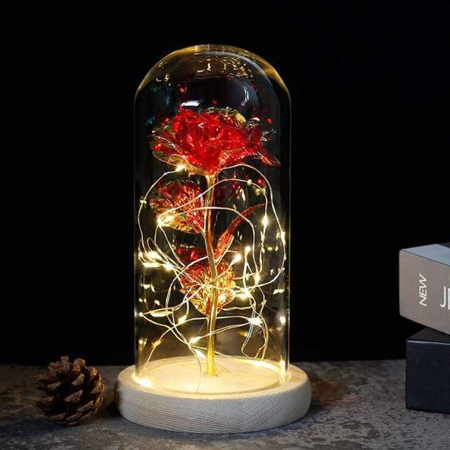 Artificial & Dried Flowers DIYOS™ Enchanted Sparkly Rose Light Pink - DiyosWorld