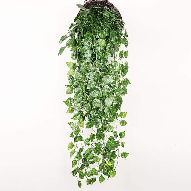 Artificial Plants Hanging Grass Faux Plant Green radish / Pack of 1 - DiyosWorld