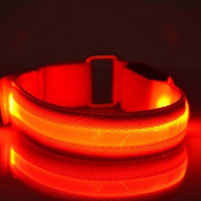 Bicycle Light Glowing LED Arm/Wrist Bands Red - DiyosWorld