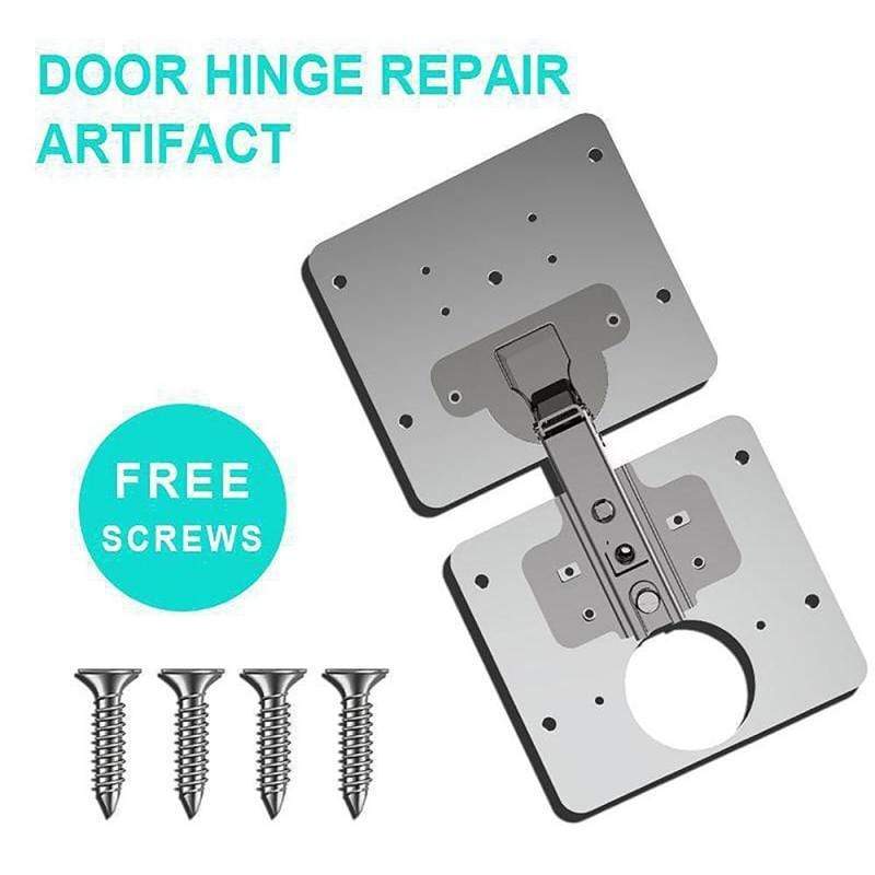 Cabinet Hinges Hinge Repair Plate Kit [FREE Screws] - DiyosWorld