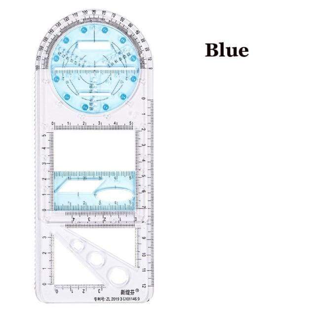 Calipers Diyos™ Multifunctional Geometric Rulers Blue - DiyosWorld