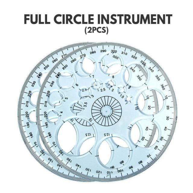 Calipers Diyos™ Multifunctional Geometric Rulers Circle(2pcs) - DiyosWorld