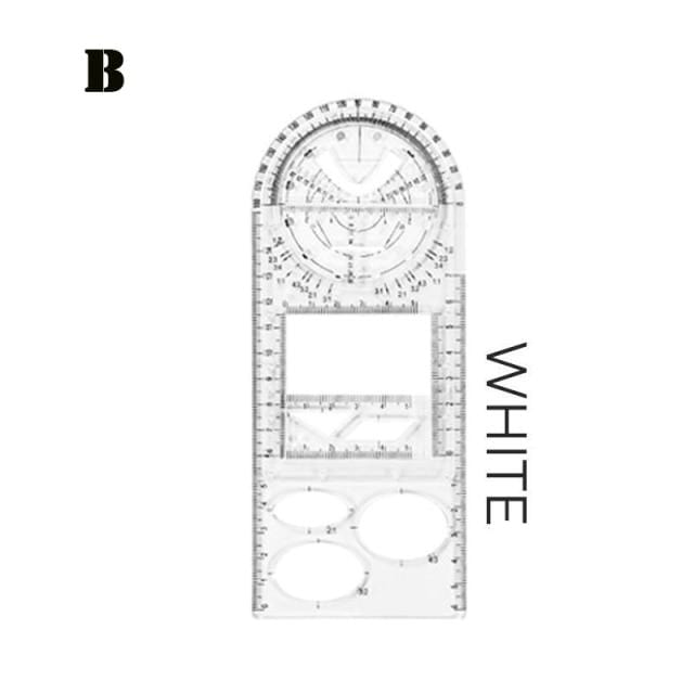 Calipers Diyos™ Multifunctional Geometric Rulers White(Type B) - DiyosWorld