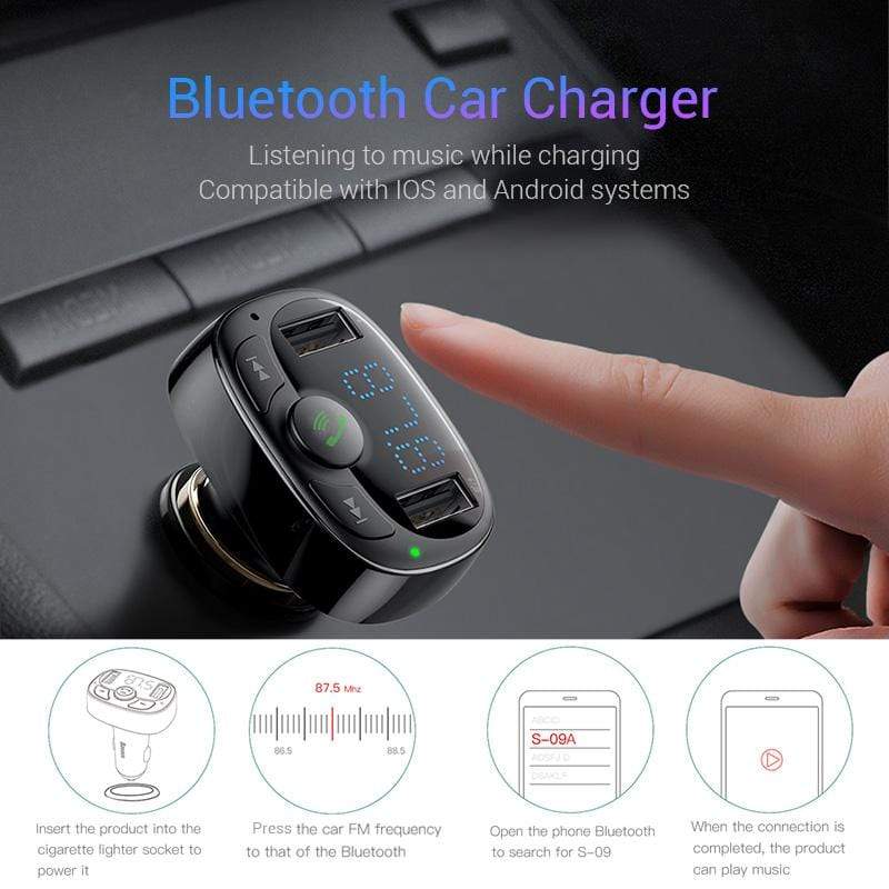 Car Chargers Handsfree Bluetooth Car Kit - DiyosWorld