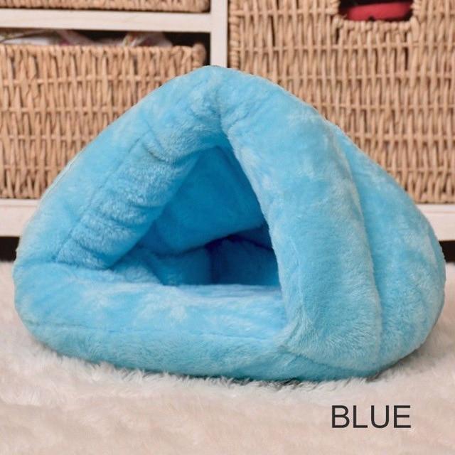 Cat Beds & Mats Pet Bed Cave Blue / S - DiyosWorld