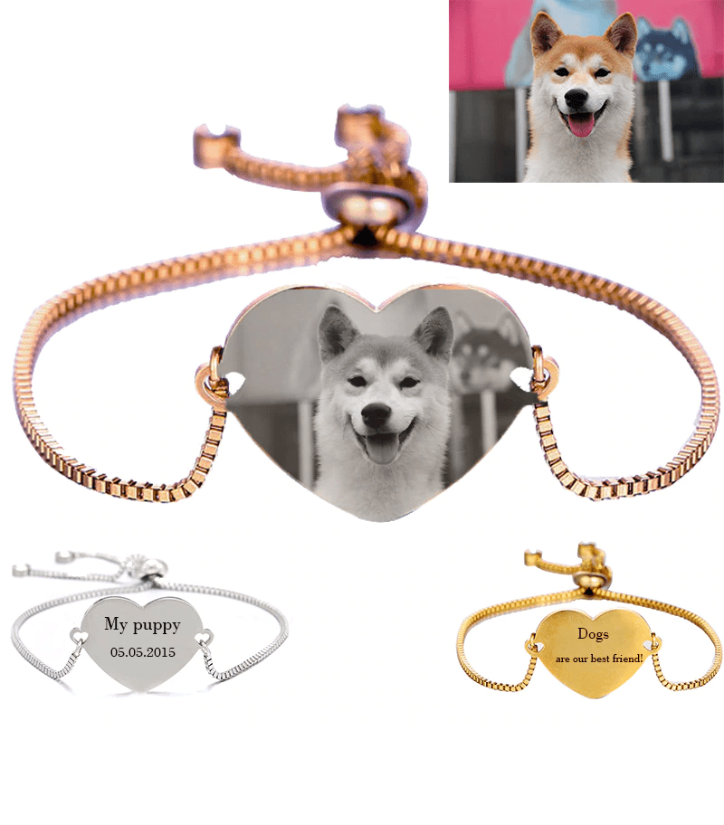 Chain & Link Bracelets DIYOS Moments™ Personalized Bracelet PHOTO / GOLD - DiyosWorld