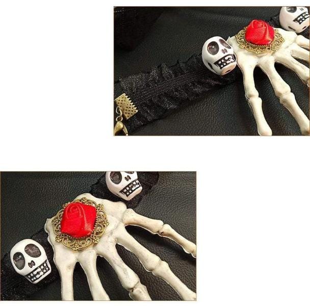 Charm Bracelets Creepy Skull Ghost Claw Bracelet - DiyosWorld