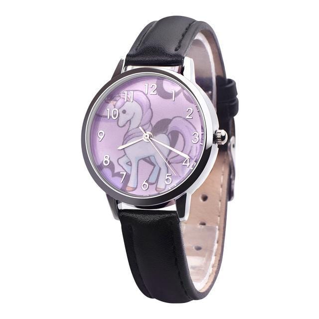 Children's Watches Unicorn Watch Black - DiyosWorld