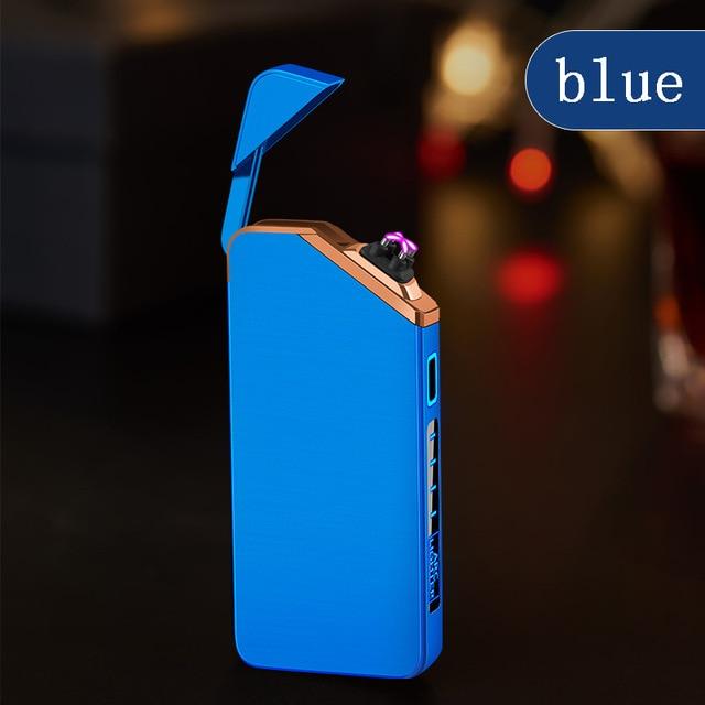 Cigarette Accessories WIND PROOF Dual ARC Electric Lighter (USB Rechargeable) - DiyosWorld