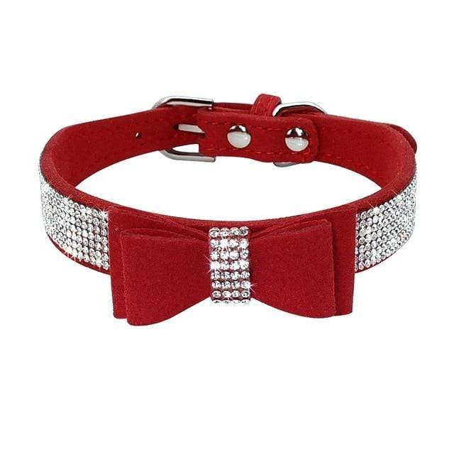 Collars Pet Diamond Adjustable Leash 164red / XS - DiyosWorld