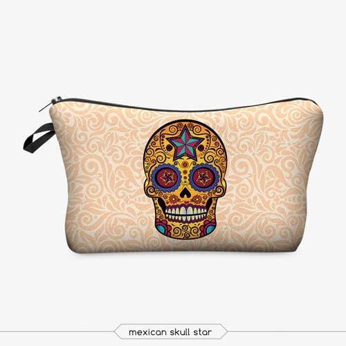 Cosmetic Bags & Cases 3D Printing Makeup/Cosmetic Bags Skull - DiyosWorld