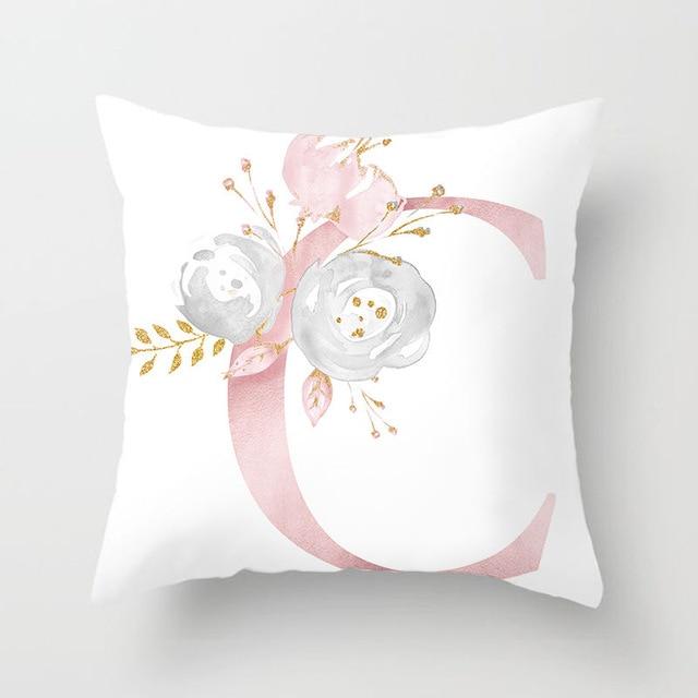 Cushion Cover Pink Love Decorative Pillow Cushion Covers C - DiyosWorld