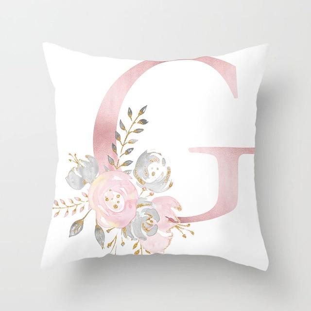 Cushion Cover Pink Love Decorative Pillow Cushion Covers G - DiyosWorld