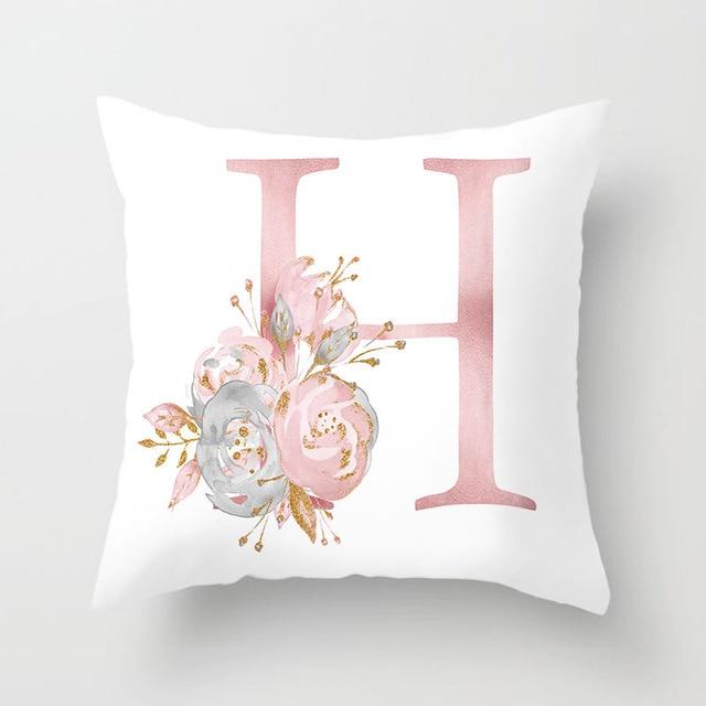 Cushion Cover Pink Love Decorative Pillow Cushion Covers H - DiyosWorld