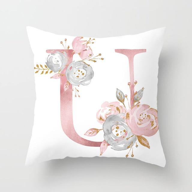 Cushion Cover Pink Love Decorative Pillow Cushion Covers U - DiyosWorld