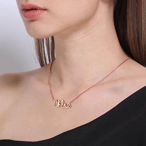 Customized Necklaces DIYOS Custom Jewellery Set 18K Rose Gold Plating / Bracelet - DiyosWorld