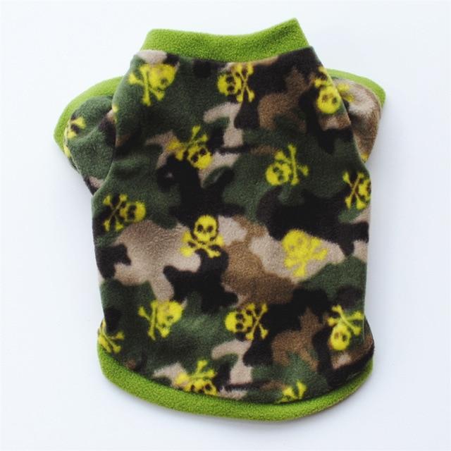Dog Coats & Jackets DIYOS™ Warm Fleece Dog Sweater Camouflage / XS - DiyosWorld