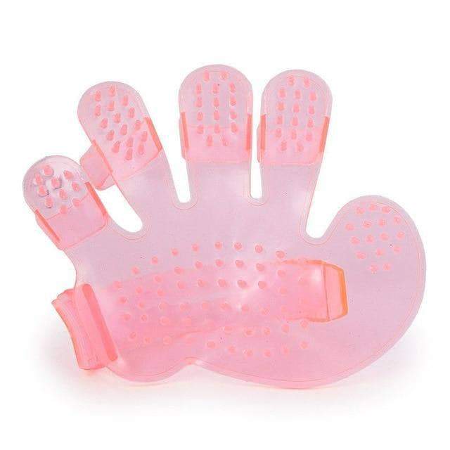Dog Combs Pet Grooming gloves Light Pink - DiyosWorld