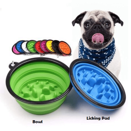 Dog Feeding Healthy Pet Bowl and Lick Pad - DiyosWorld
