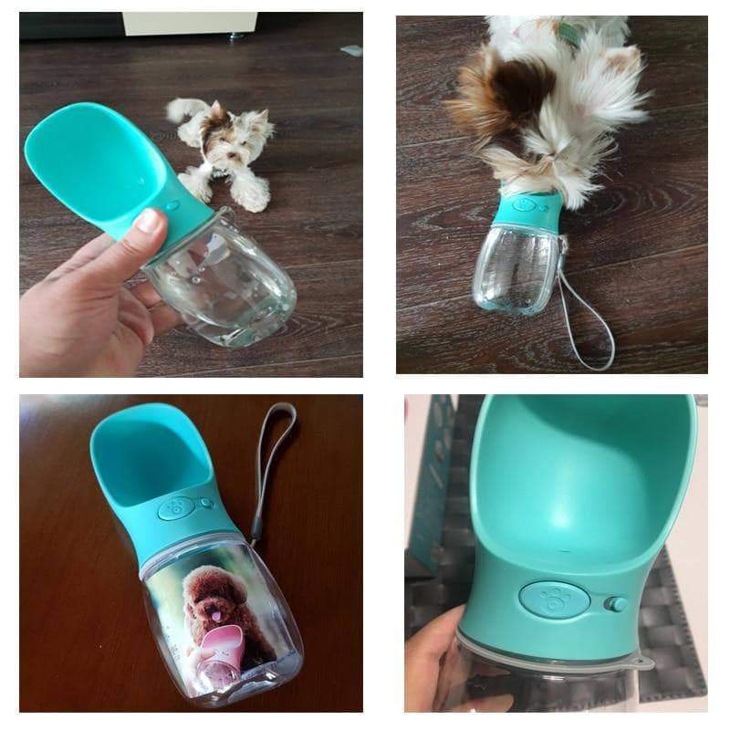Dog Feeding Pet Dog Cat Water Bottle Portable Travel - DiyosWorld