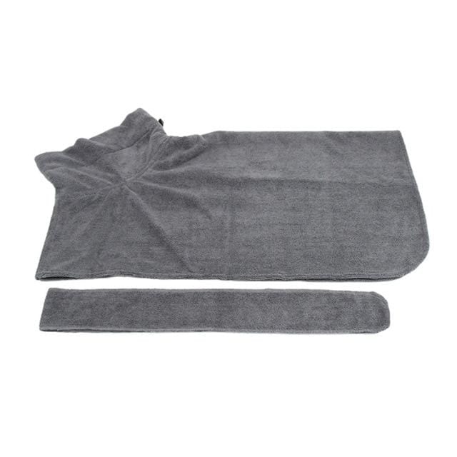 Dog Towels DIYOS™ Super Absorbent Pet Bathrobe gray / S - DiyosWorld