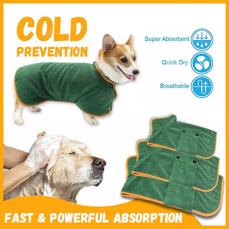 Dog Towels DIYOS™ Super Absorbent Pet Bathrobe - DiyosWorld