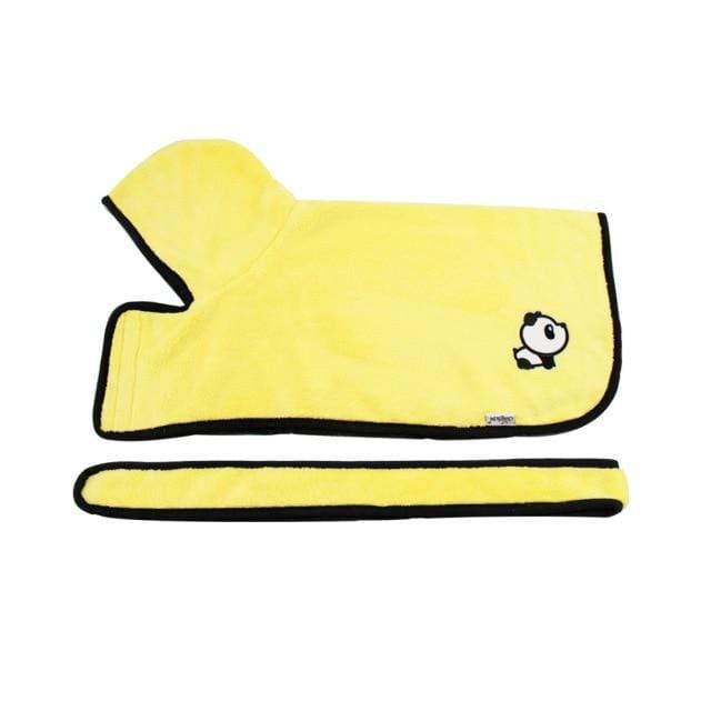 Dog Towels DIYOS™ Super Absorbent Pet Bathrobe Yellow / S - DiyosWorld