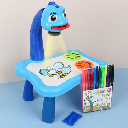 Drawing Toys LearnArt™ Children Projection Drawing Board Blue - DiyosWorld